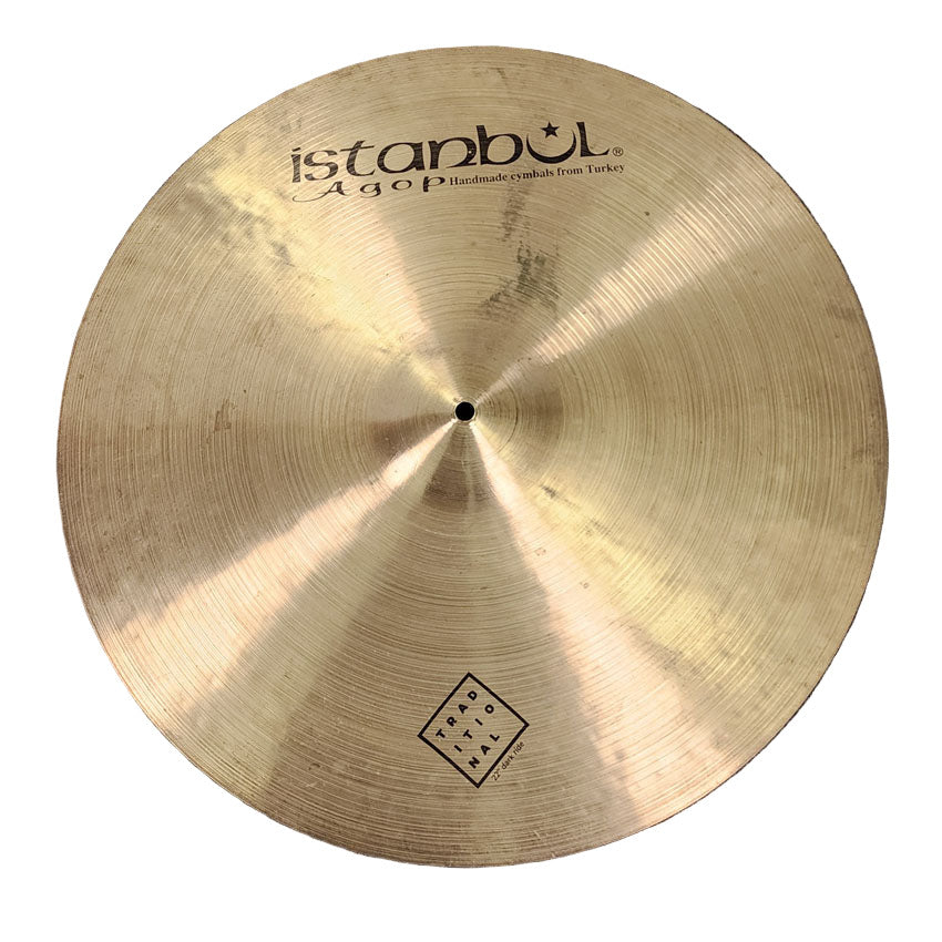 Used Istanbul Agop Traditional Dark Ride Cymbal 22" - Good - Drum Center Of Portsmouth