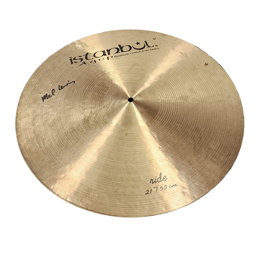 Used Istanbul Agop Signature Mel Lewis Ride Cymbal 21" - Good - Drum Center Of Portsmouth