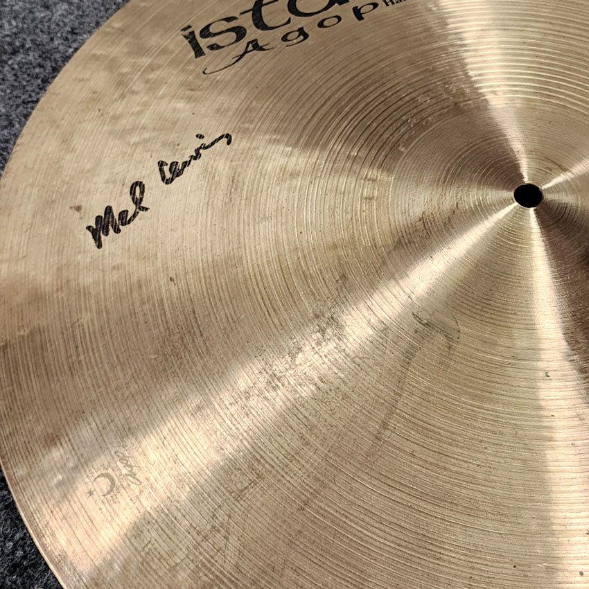 Used Istanbul Agop Signature Mel Lewis Ride Cymbal 21" - Good - Drum Center Of Portsmouth
