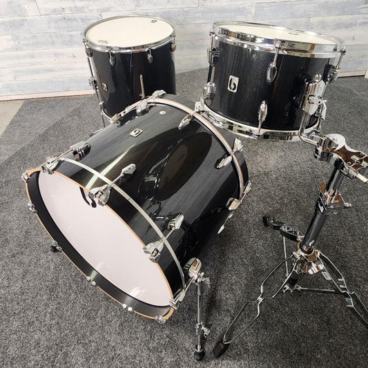 Used British Drum Company Legend Club 3pc Drum Set Night Skye - Good - Drum Center Of Portsmouth