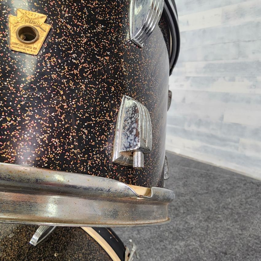 Used Ludwig Vintage 1960s Classic Maple 2pc Drum Set Galaxy Sparkle - Fair - Drum Center Of Portsmouth