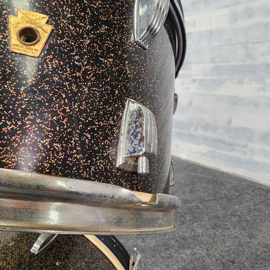 Used Ludwig Vintage 1960s Classic Maple 2pc Drum Set Galaxy Sparkle - Fair - Drum Center Of Portsmouth