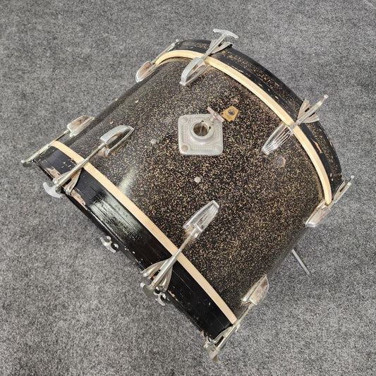 Used Ludwig Vintage 1960s Classic Maple 2pc Drum Set Galaxy Sparkle - Fair - Drum Center Of Portsmouth
