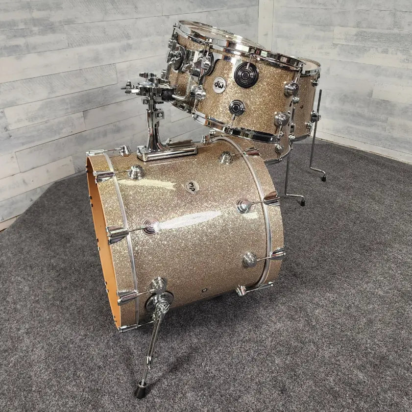 Used DW Collectors Maple Standard 5pc Drum Set Broken Glass - Good - Drum Center Of Portsmouth