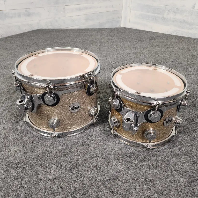 Used DW Collectors Maple Standard 5pc Drum Set Broken Glass - Good - Drum Center Of Portsmouth