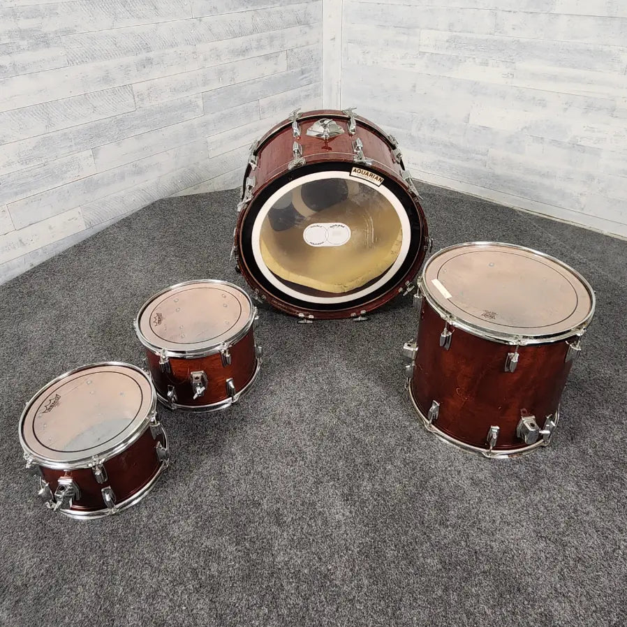 Used Vintage Tama Superstar 4pc Drum Set Super Mahogany - Fair - Drum Center Of Portsmouth