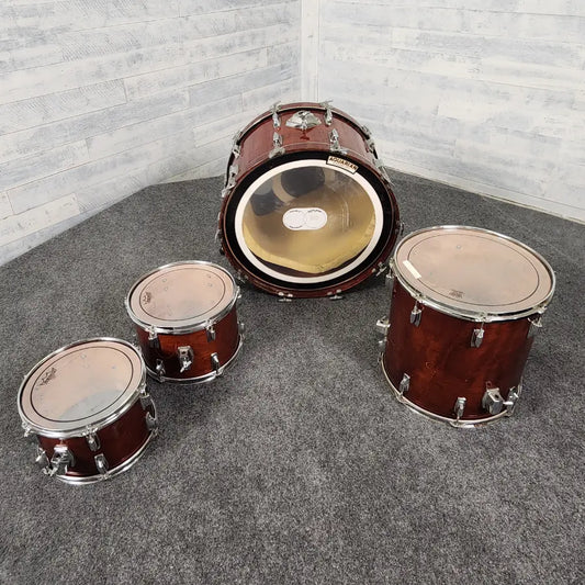 Used Vintage Tama Superstar 4pc Drum Set Super Mahogany - Fair - Drum Center Of Portsmouth