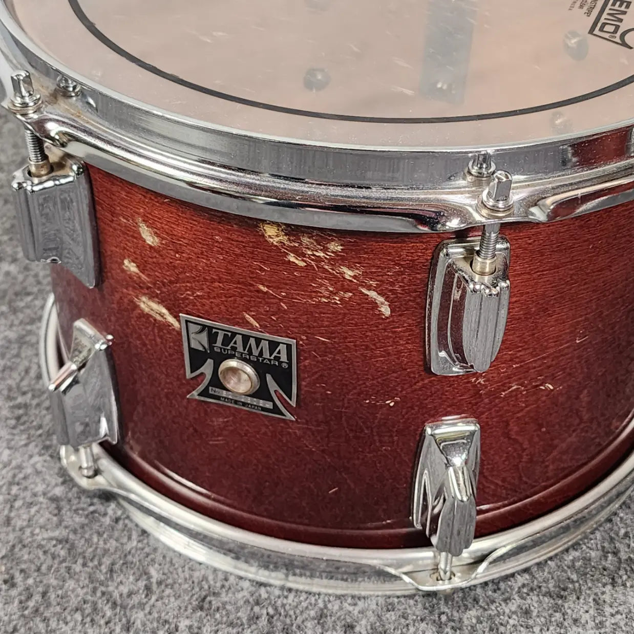 Used Vintage Tama Superstar 4pc Drum Set Super Mahogany - Fair - Drum Center Of Portsmouth