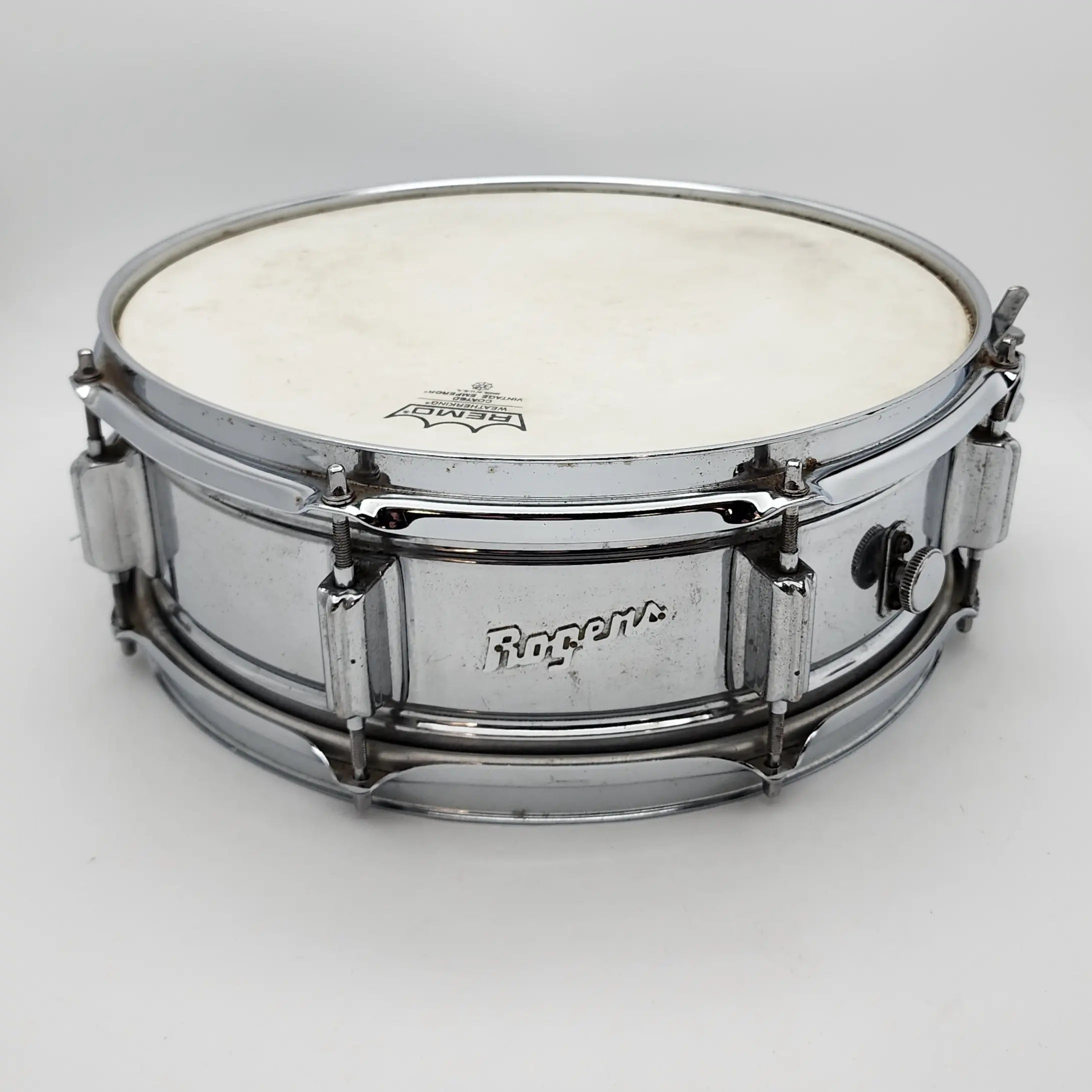 Used Vintage Rogers Powertone Snare Drum 14x5 - Fair - Drum Center Of Portsmouth