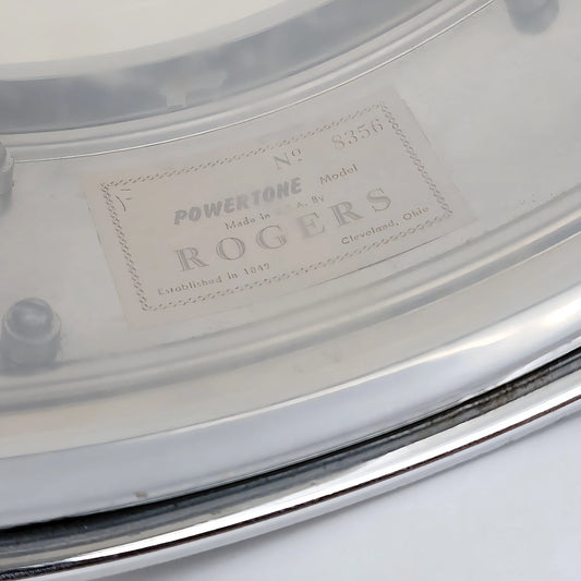 Used Vintage Rogers Powertone Snare Drum 14x5 - Fair - Drum Center Of Portsmouth