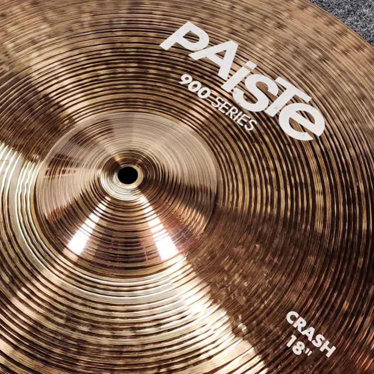 Used Paiste 900 Crash Cymbal 18" - Very Good - Drum Center Of Portsmouth