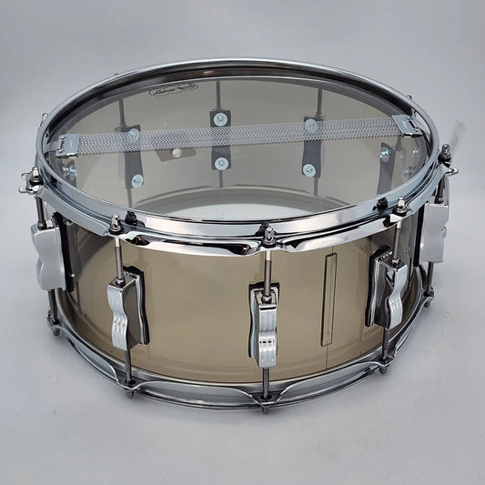 Used Ludwig Vistalite Snare Drum 14x6.5 Smoke - Excellent - Drum Center Of Portsmouth