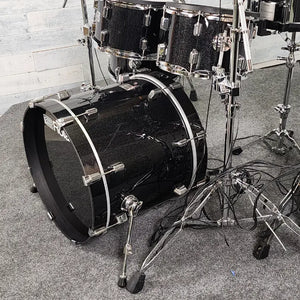 Used Roland 5pc VAD Drum Set Midnight Black Sparkle - Good