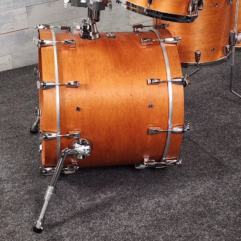 Used Yamaha Absolute Hybrid Maple 5pc Drum Set Vintage Natural - Very Good - Drum Center Of Portsmouth