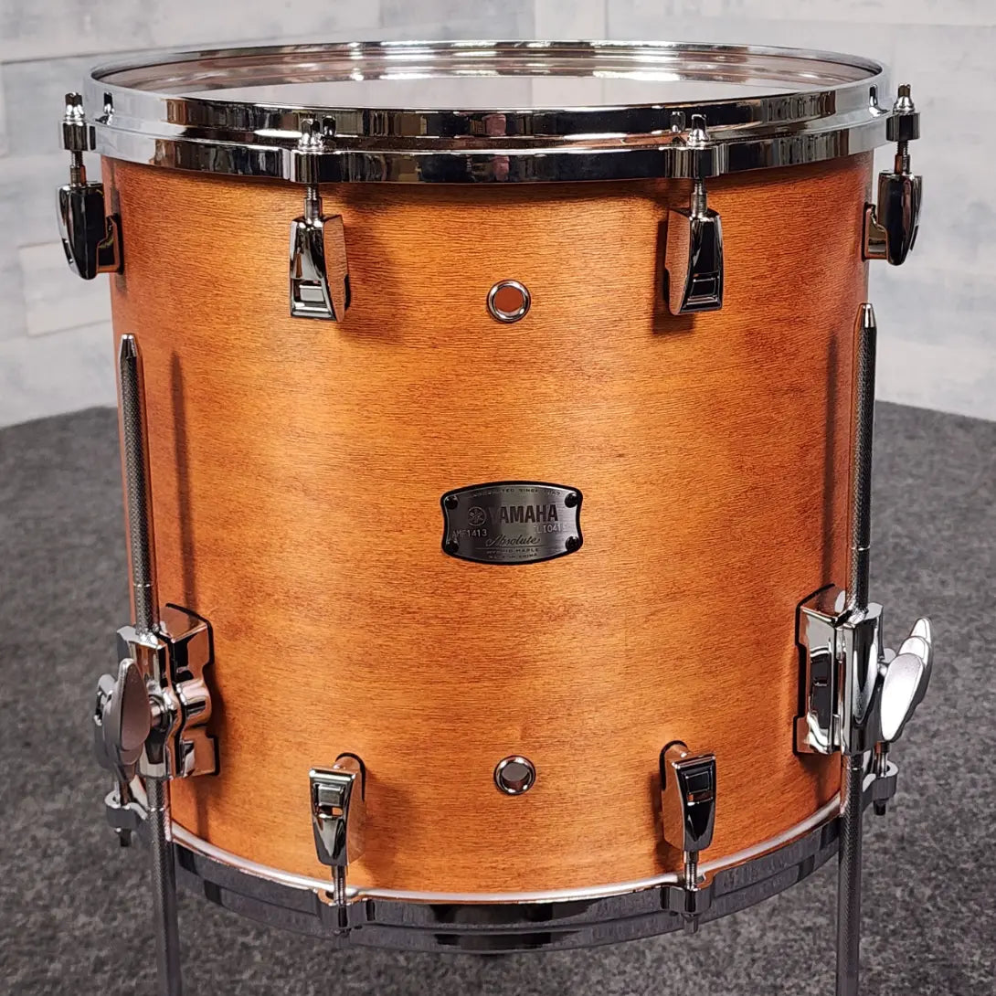 Used Yamaha Absolute Hybrid Maple 5pc Drum Set Vintage Natural - Very Good - Drum Center Of Portsmouth