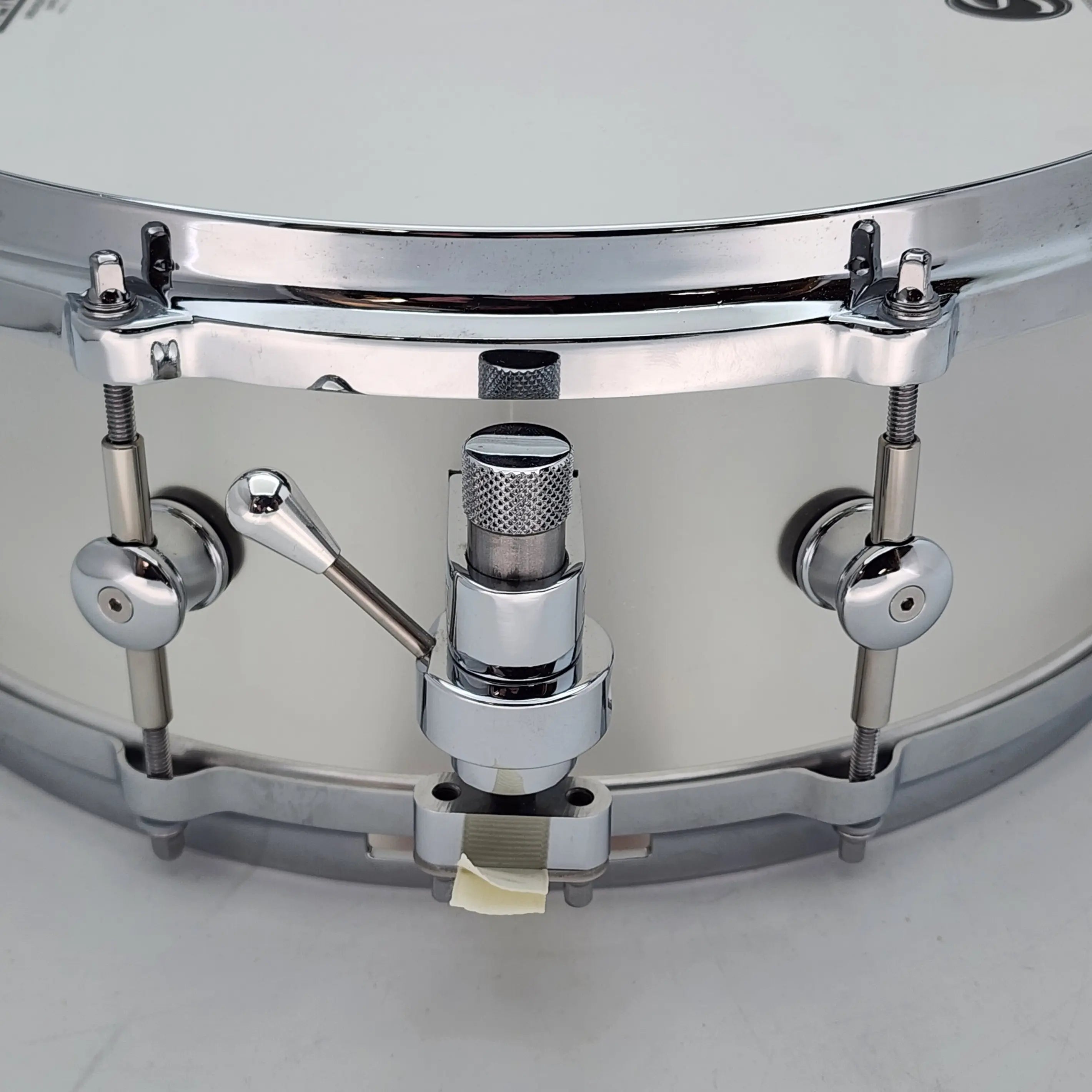 Used Sugar Percussion Acrylic Snare Drum 14x5 Frosted - Very Good - Drum Center Of Portsmouth