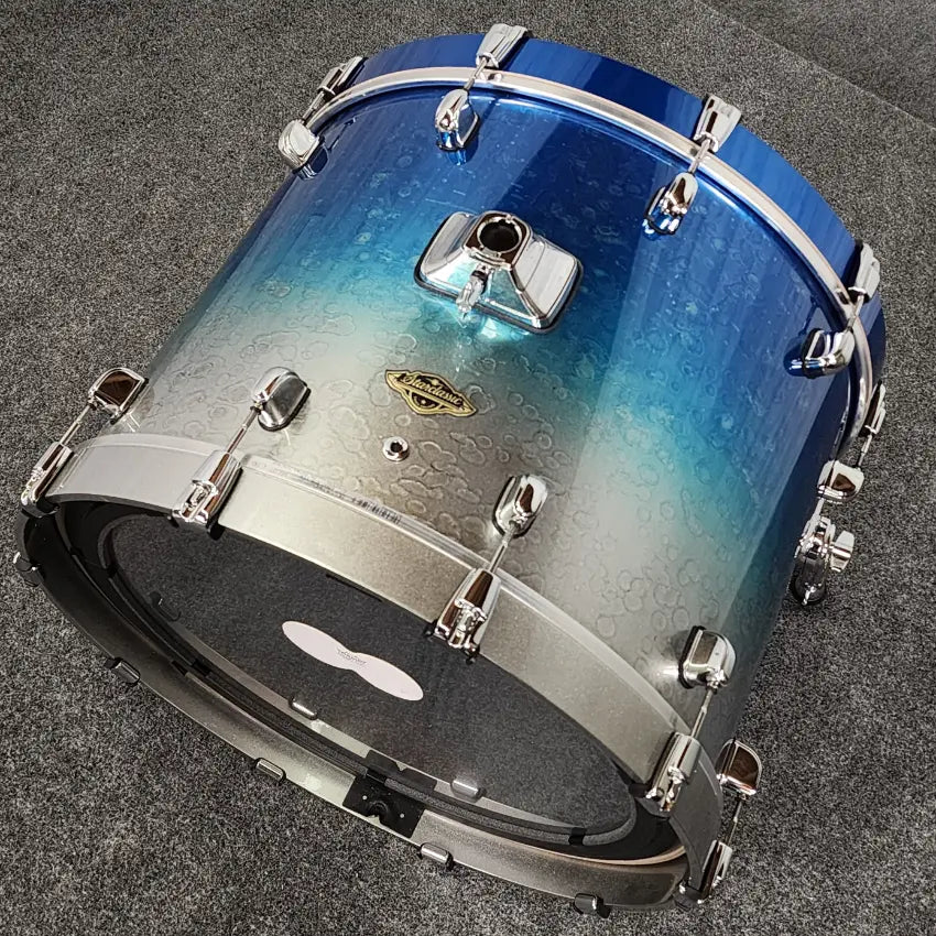 Used Tama Starclassic Walnut/Birch 4pc Drum Set Molten Blue Ice Fade - Good - Drum Center Of Portsmouth