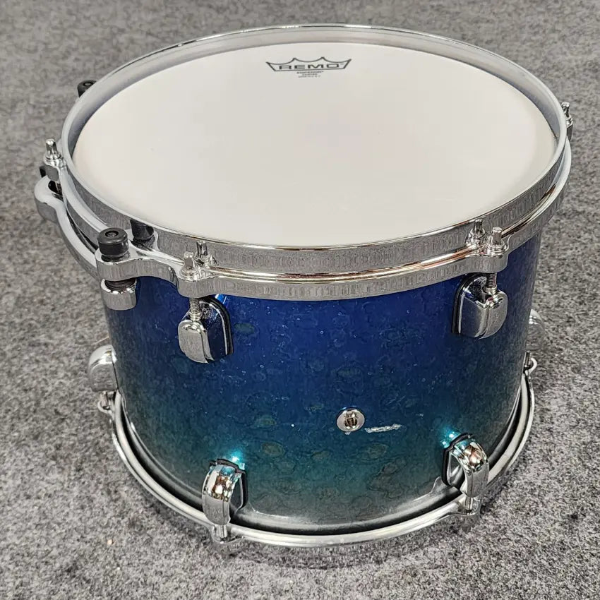 Used Tama Starclassic Walnut/Birch 4pc Drum Set Molten Blue Ice Fade - Good - Drum Center Of Portsmouth