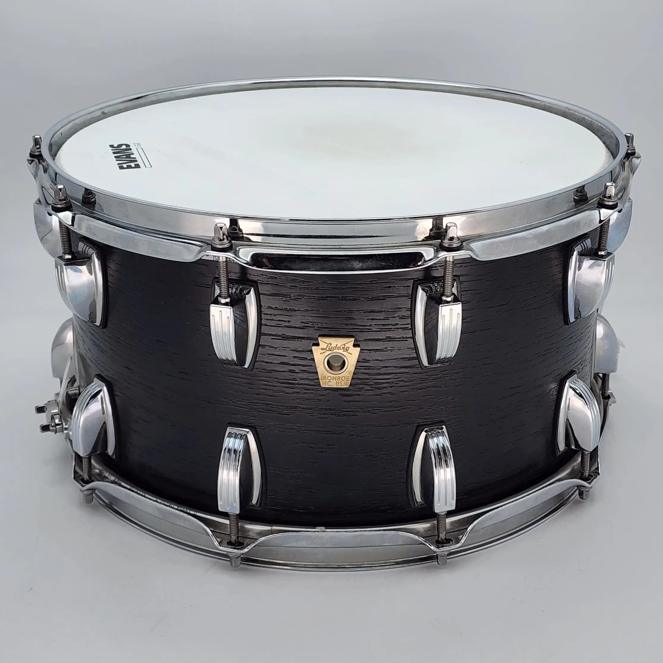 Used Ludwig Classic Oak Snare Drum 14x8 Night Oak - Good - Drum Center Of Portsmouth