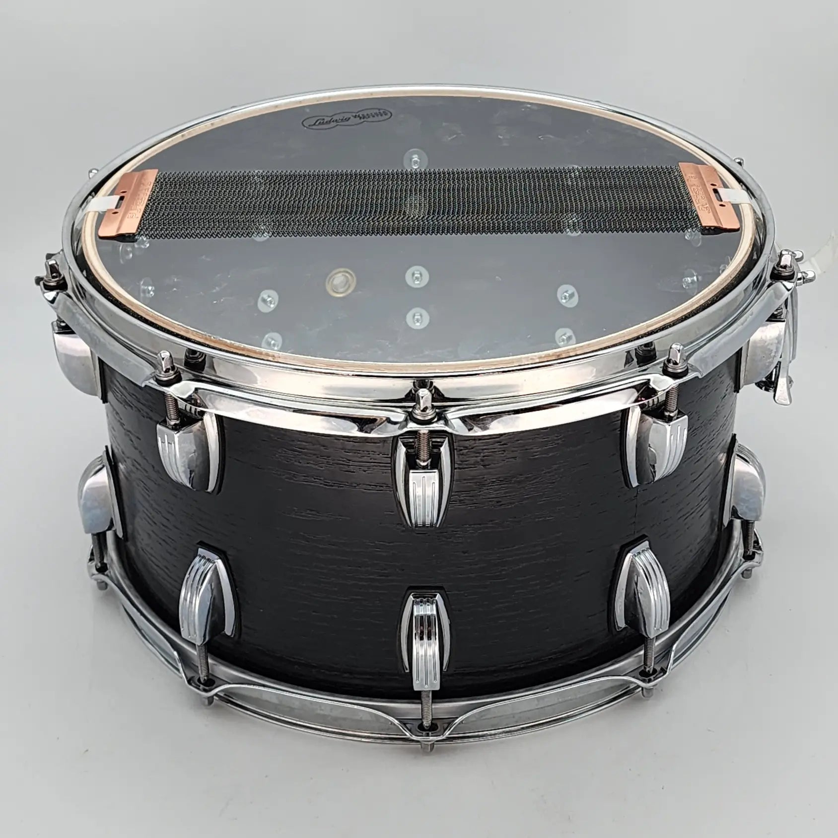Used Ludwig Classic Oak Snare Drum 14x8 Night Oak - Good - Drum Center Of Portsmouth