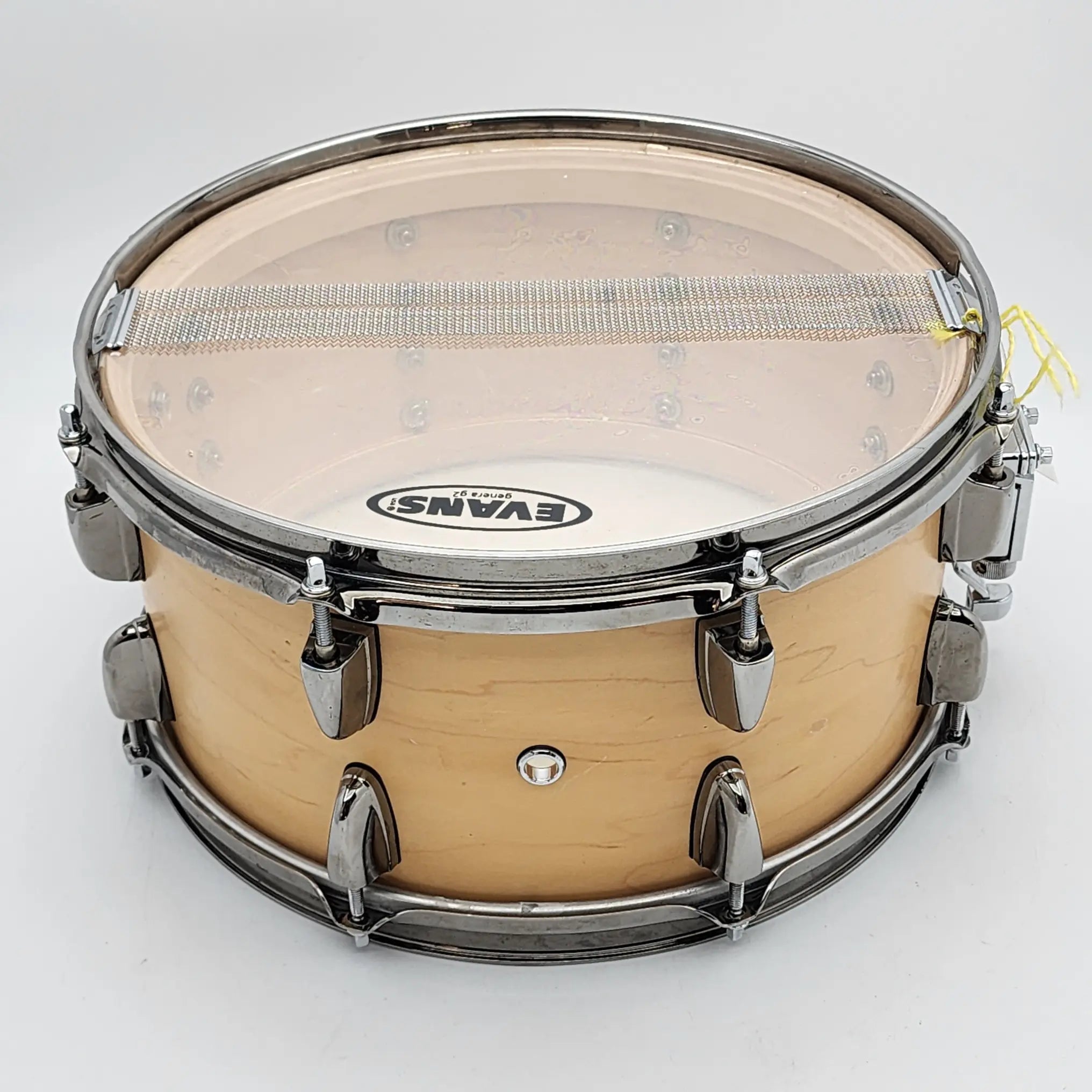 Used Yamaha Steve Jordan Signature Snare Drum 13x6.5 Satin Natural - Fair - Drum Center Of Portsmouth