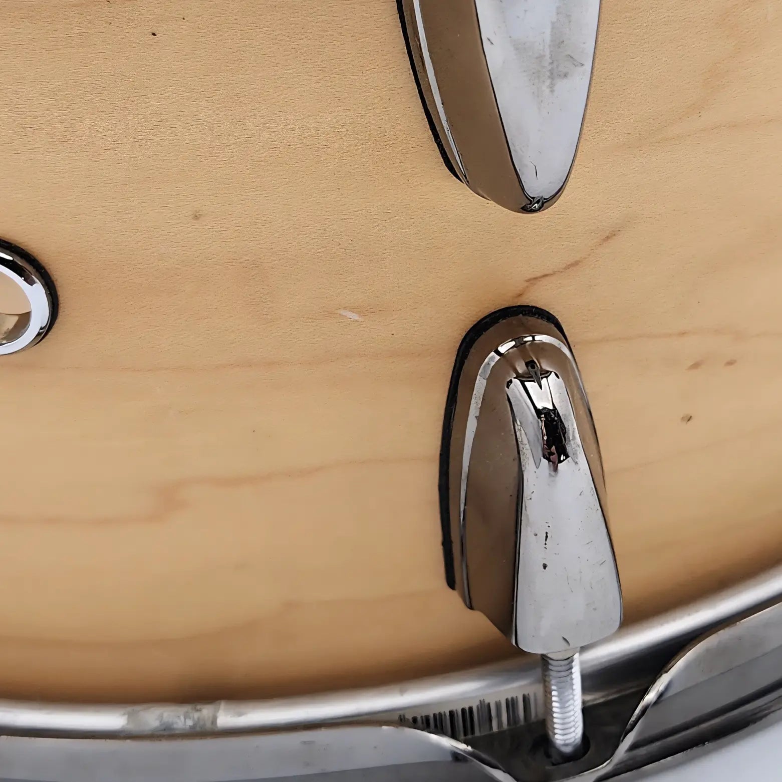 Used Yamaha Steve Jordan Signature Snare Drum 13x6.5 Satin Natural - Fair - Drum Center Of Portsmouth
