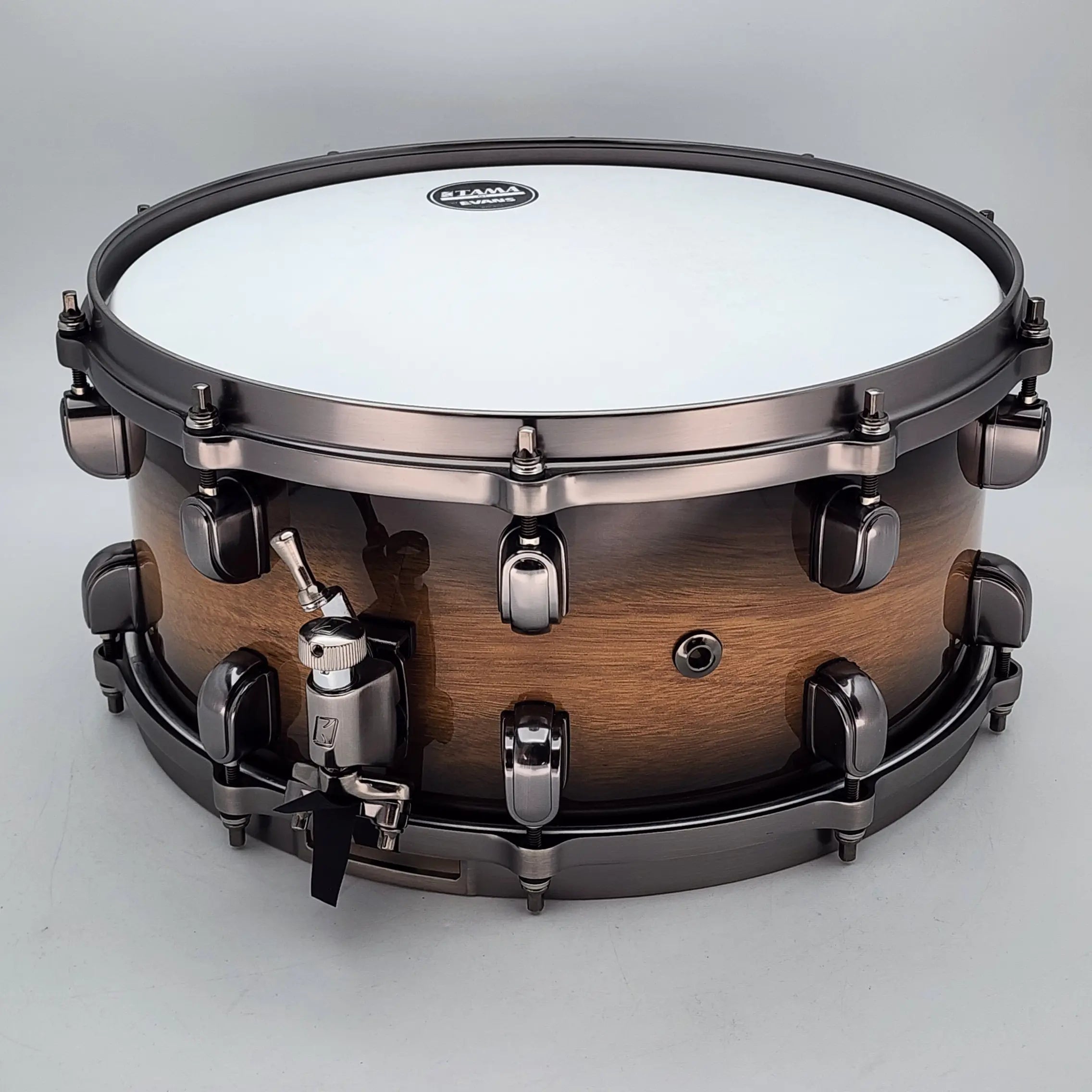 Used Tama Starclassic Maple Snare Drum 14x6.5 Pacific Walnut Burst - Excellent - Drum Center Of Portsmouth
