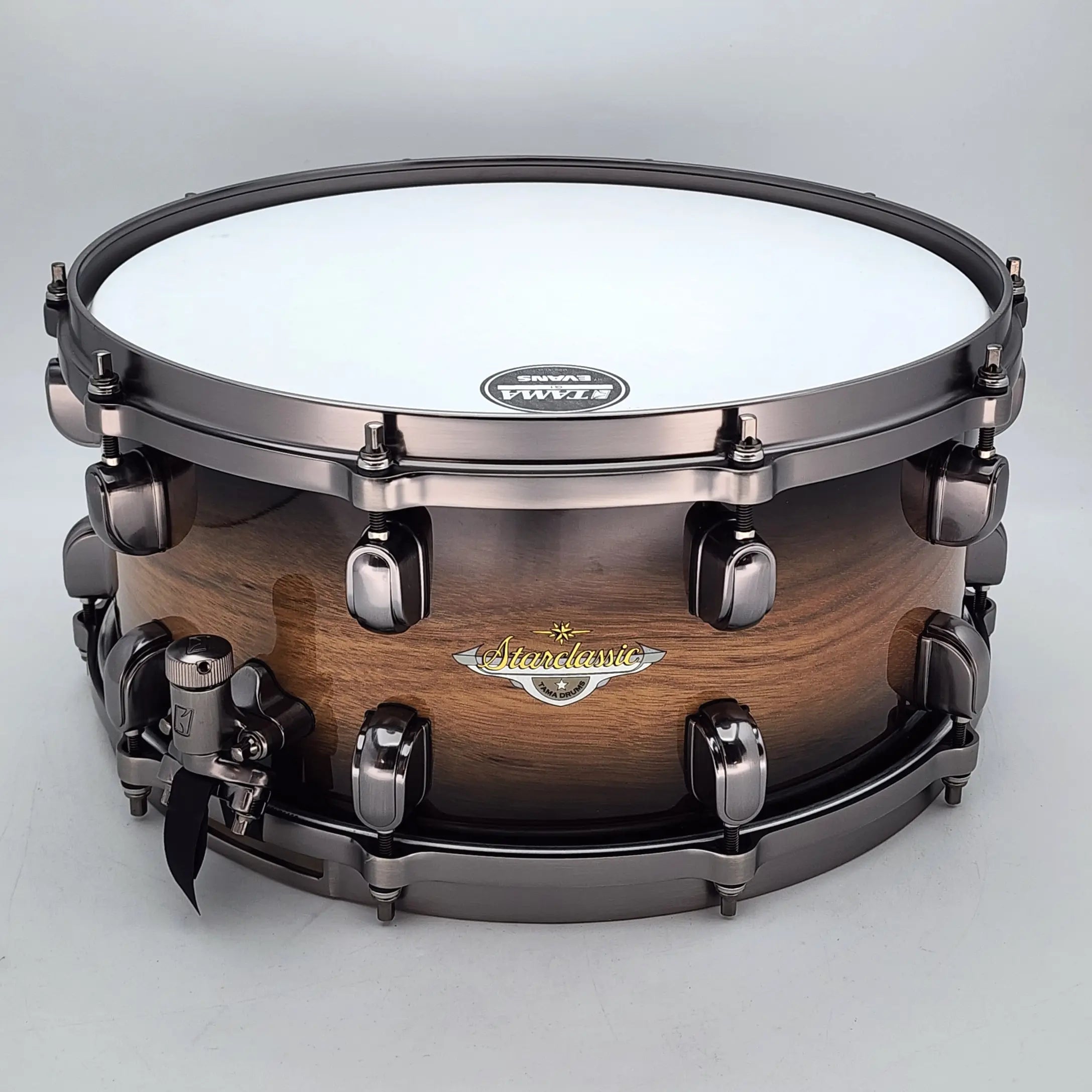 Used Tama Starclassic Maple Snare Drum 14x6.5 Pacific Walnut Burst - Excellent - Drum Center Of Portsmouth
