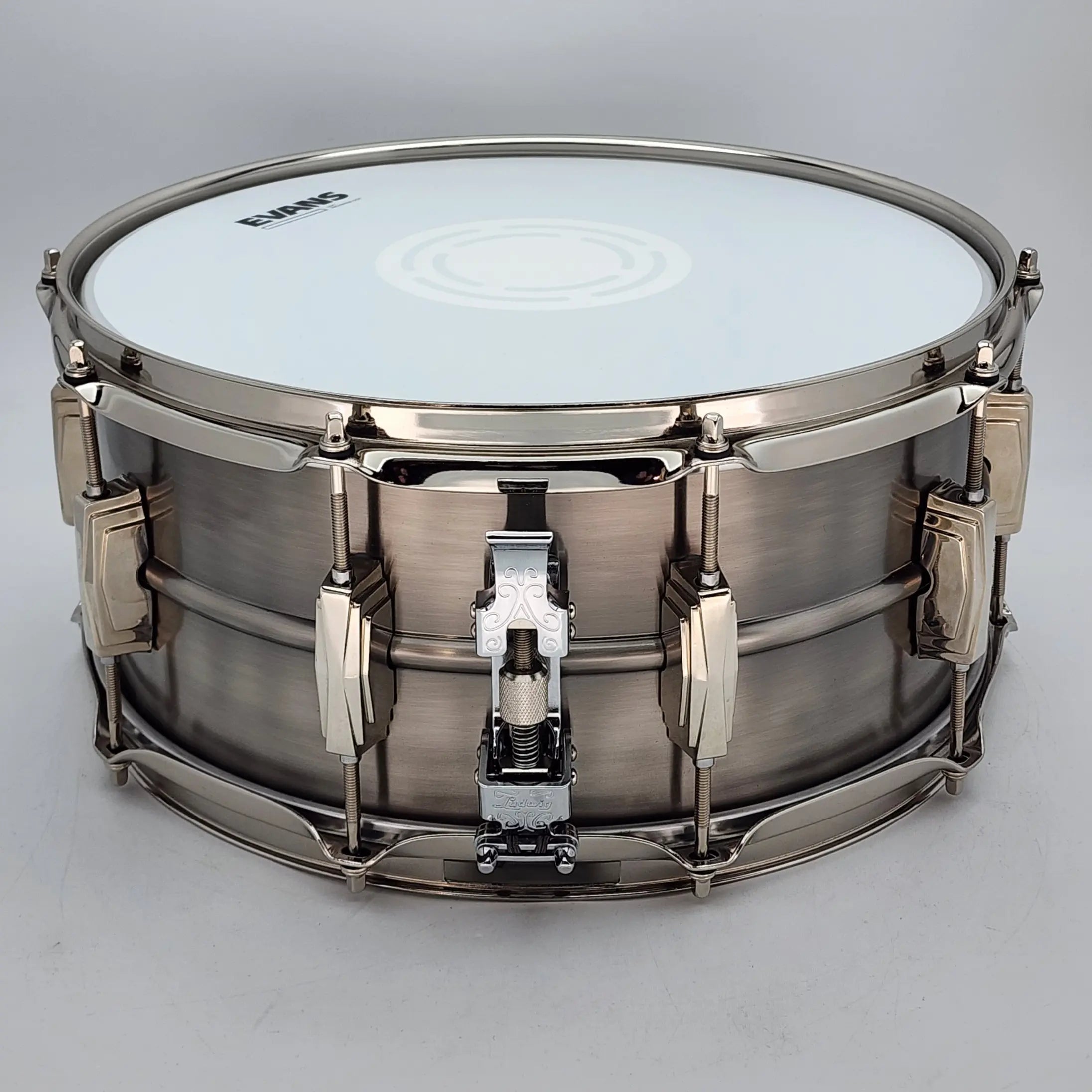 Used Ludwig Limited Edition Pewter Copper Phonic Snare Drum 14x6.5 - Very Good - Drum Center Of Portsmouth