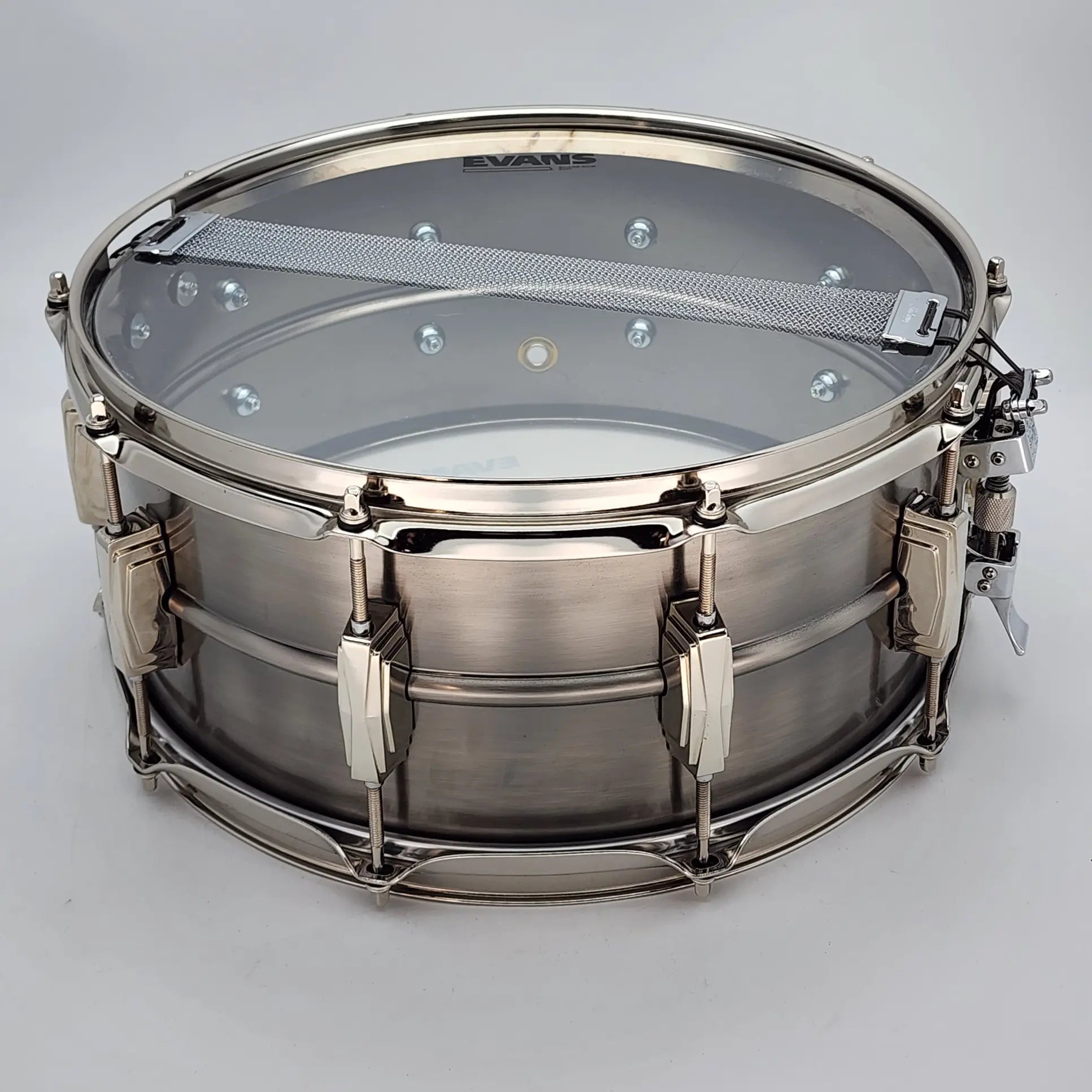 Used Ludwig Limited Edition Pewter Copper Phonic Snare Drum 14x6.5 - Very Good - Drum Center Of Portsmouth