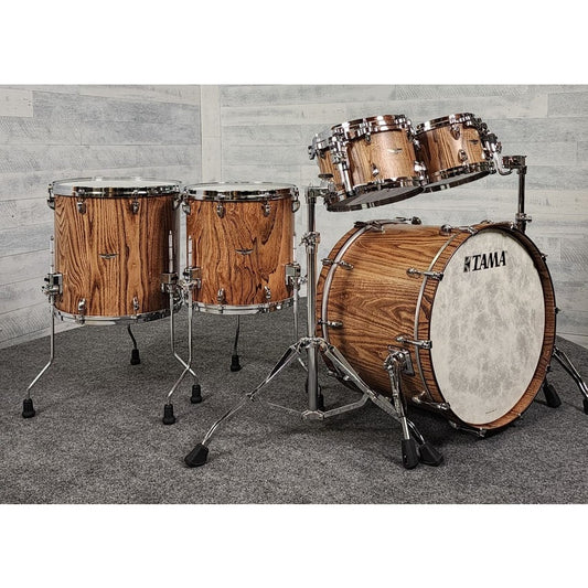 Tama Star Walnut 5pc Drum Set 22/10/12/14/16 Roasted Japanese Chestnut - Drum Center Of Portsmouth