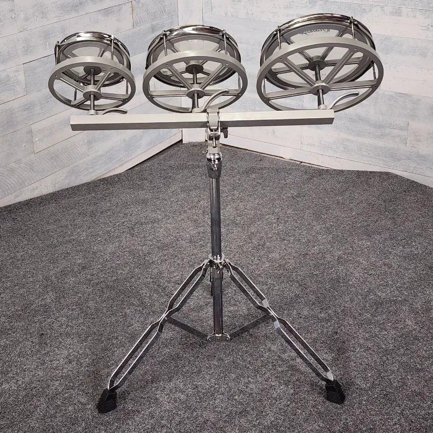 Used Ashthorpe Roto Tom Set 6/8/10 w/Stand - Very Good