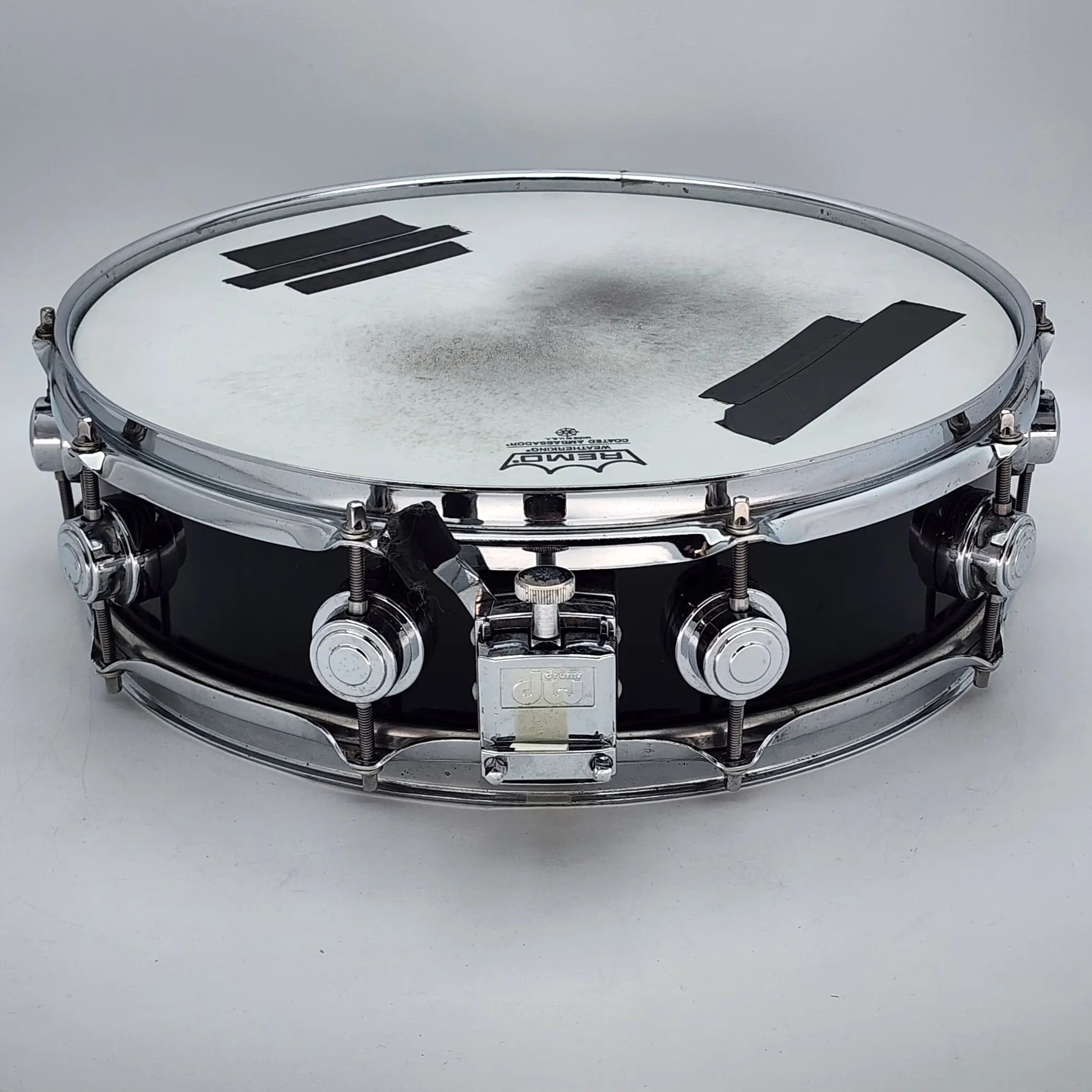 Used DW Snare Drum 15x4 Black Nickel Over Brass - Fair - Drum Center Of Portsmouth