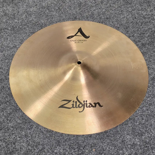 Used Zildjian A Fast Crash Cymbal 18" - Very Good - Drum Center Of Portsmouth