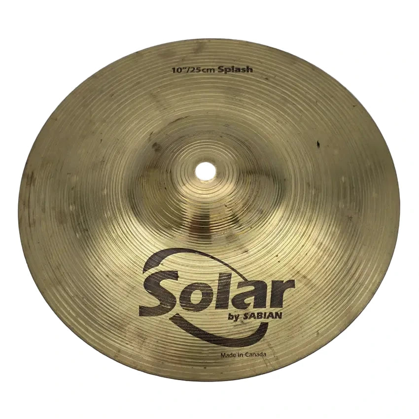 Used Solar by Sabian Splash Cymbal 10
