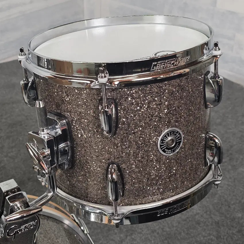 Used Gretsch Brooklyn 3pc Drum Set Pewter Sparkle - Very Good - Drum Center Of Portsmouth