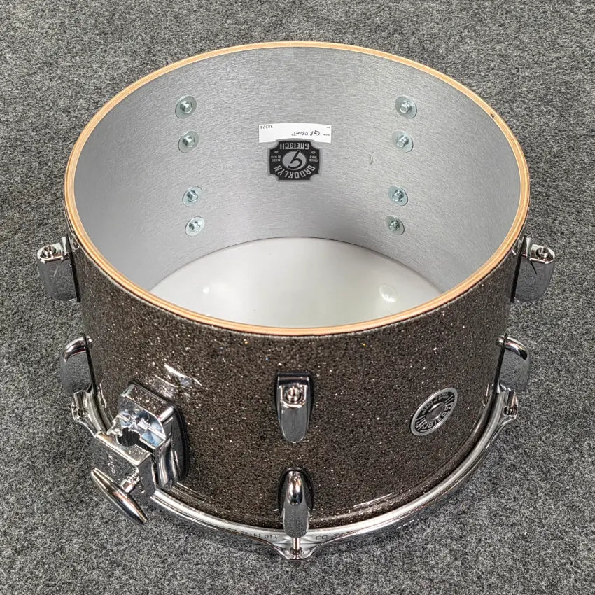 Used Gretsch Brooklyn 5pc Drum Set Pewter Sparkle - Very Good - Drum Center Of Portsmouth