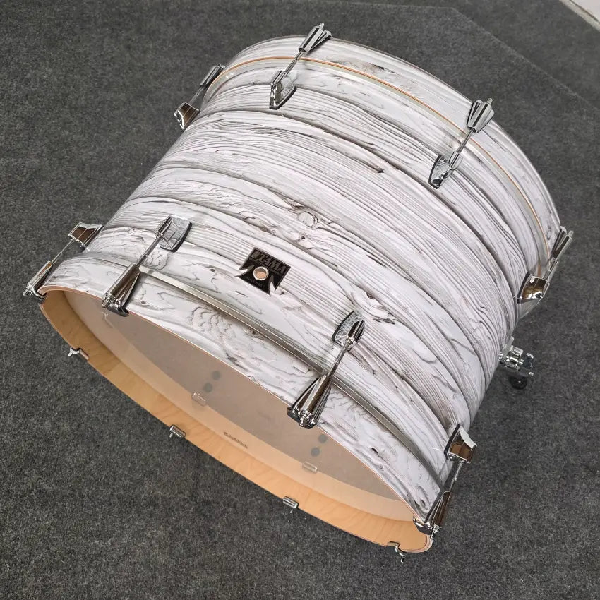 Used Tama Superstar Classic 3pc Drum Set Ice Ash Wrap - Very Good - Drum Center Of Portsmouth