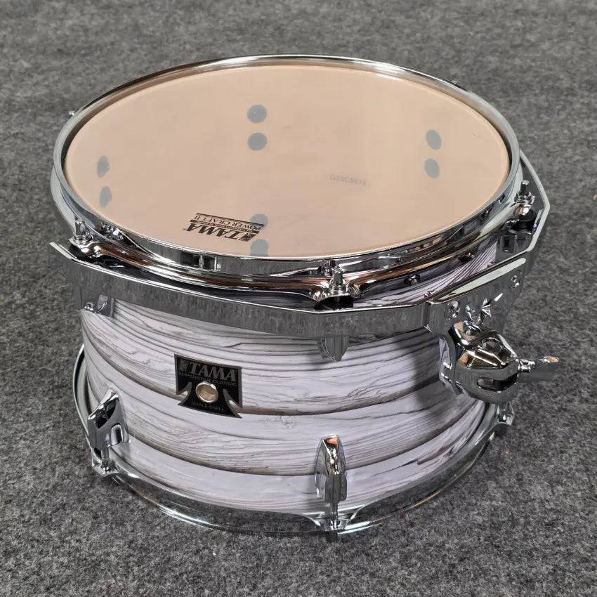 Used Tama Superstar Classic 3pc Drum Set Ice Ash Wrap - Very Good - Drum Center Of Portsmouth