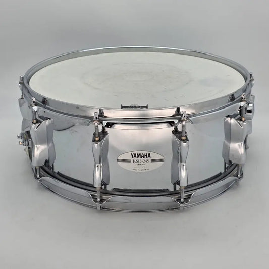 Used Yamaha KSD-245 Snare Drum 14x5.5 Chrome - Good - Drum Center Of Portsmouth