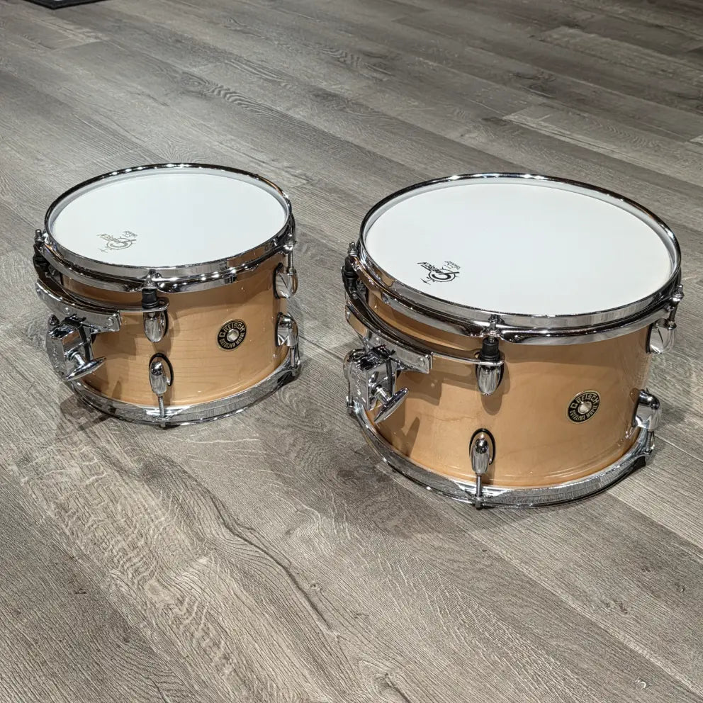 Used Gretsch Catalina Maple 7pc Drum Set Gloss Natural - Good - Drum Center Of Portsmouth