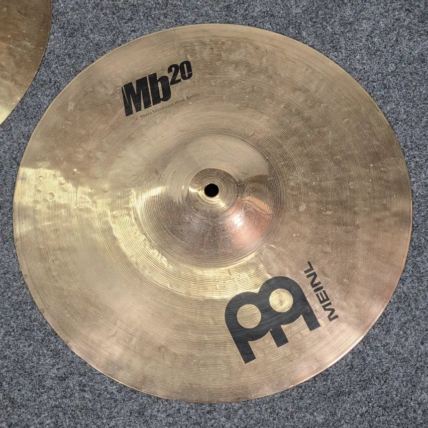 Used Meinl Mixed Hi Hat Cymbal Set 14" - Very Good - Drum Center Of Portsmouth