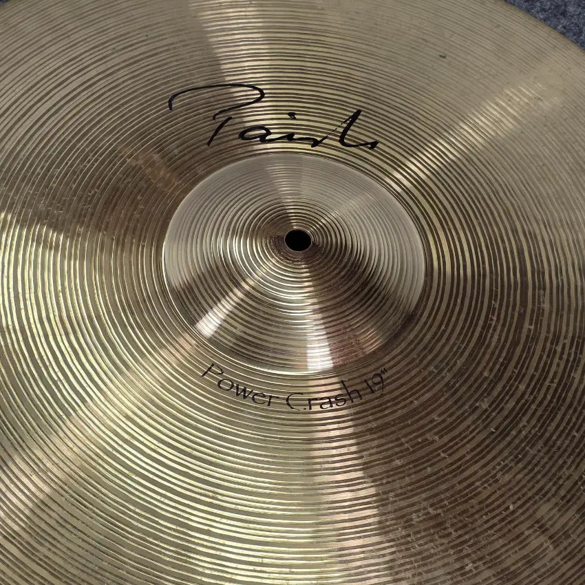 Used Paiste Signature Power Crash Cymbal 19" - Fair - Drum Center Of Portsmouth