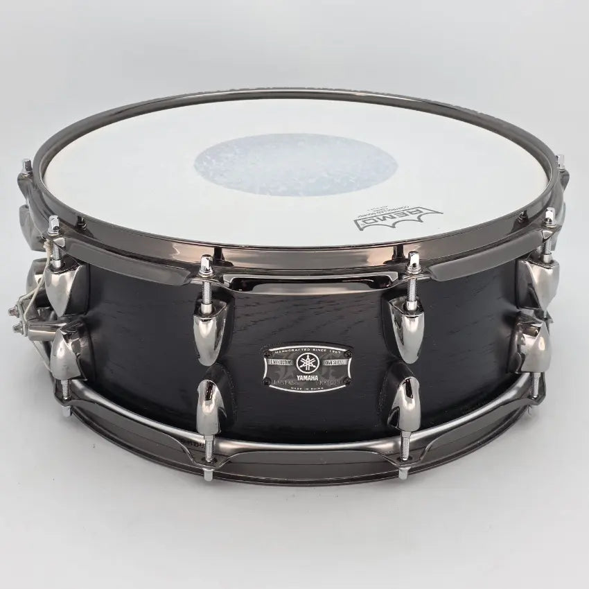 Used Yamaha Live Custom Oak Snare Drum 14x5.5 Black Oak - Very Good - Drum Center Of Portsmouth