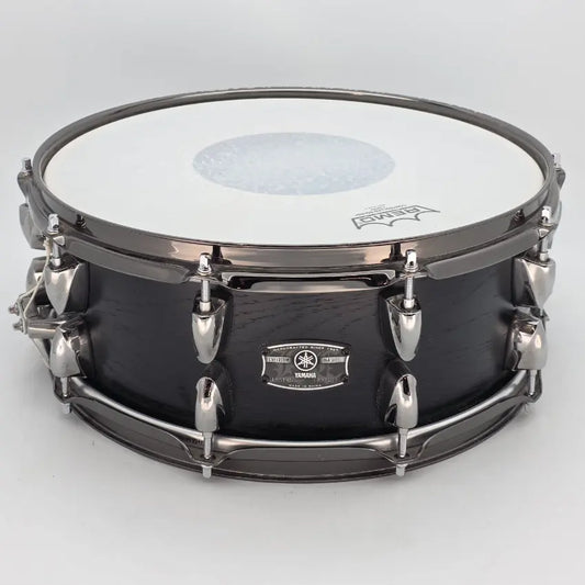 Used Yamaha Live Custom Oak Snare Drum 14x5.5 Black Oak - Very Good - Drum Center Of Portsmouth