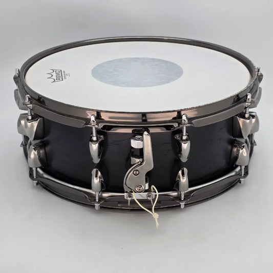 Used Yamaha Live Custom Oak Snare Drum 14x5.5 Black Oak - Very Good - Drum Center Of Portsmouth