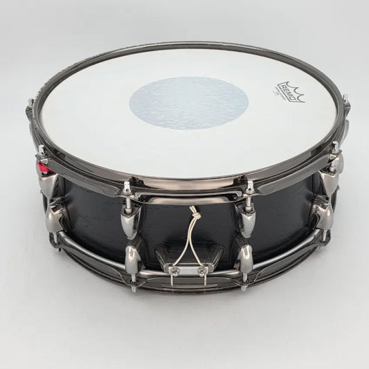 Used Yamaha Live Custom Oak Snare Drum 14x5.5 Black Oak - Very Good - Drum Center Of Portsmouth