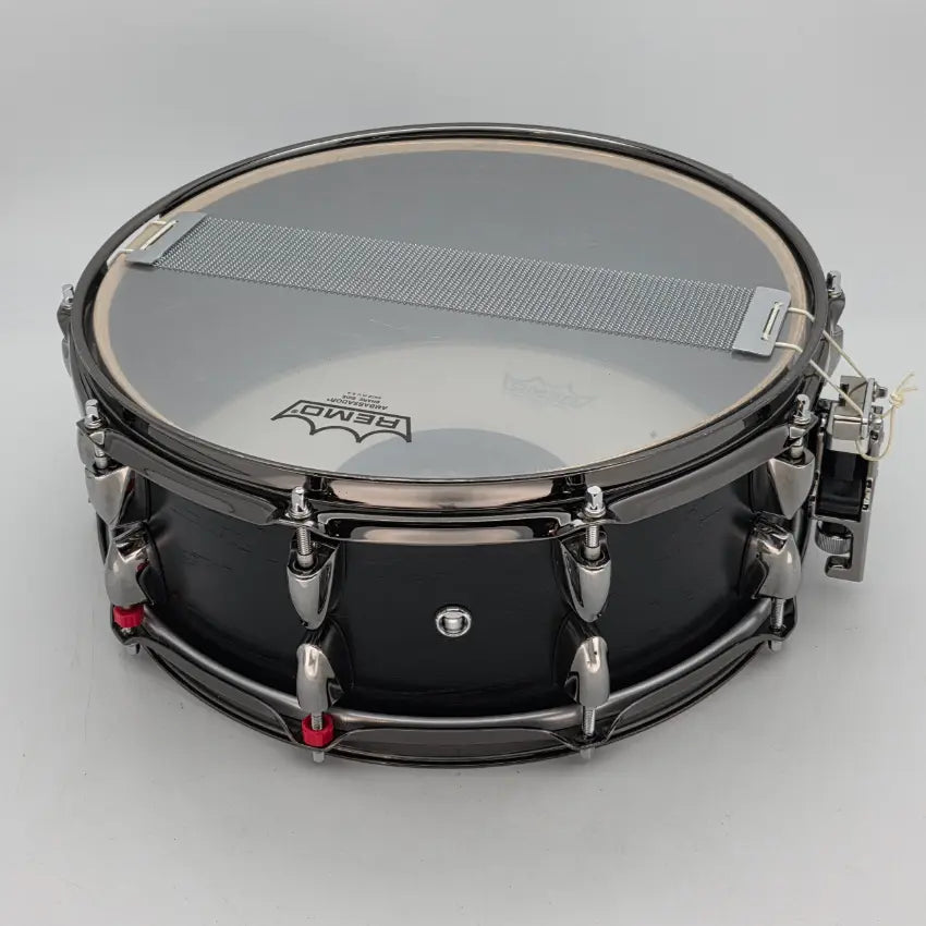 Used Yamaha Live Custom Oak Snare Drum 14x5.5 Black Oak - Very Good - Drum Center Of Portsmouth