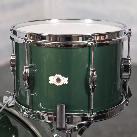 Used George Way Tuxedo Studio 3pc Drum Set Kaddy Green - Very Good - Drum Center Of Portsmouth