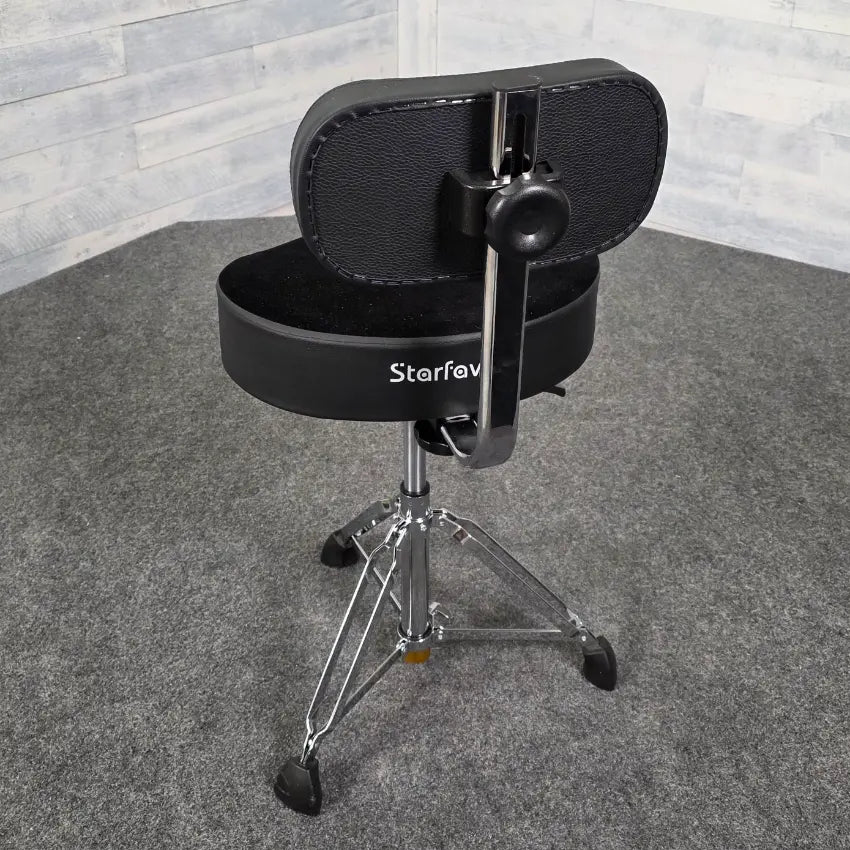 Used Starfavor Drum Throne w/Backrest - Excellent - Drum Center Of Portsmouth